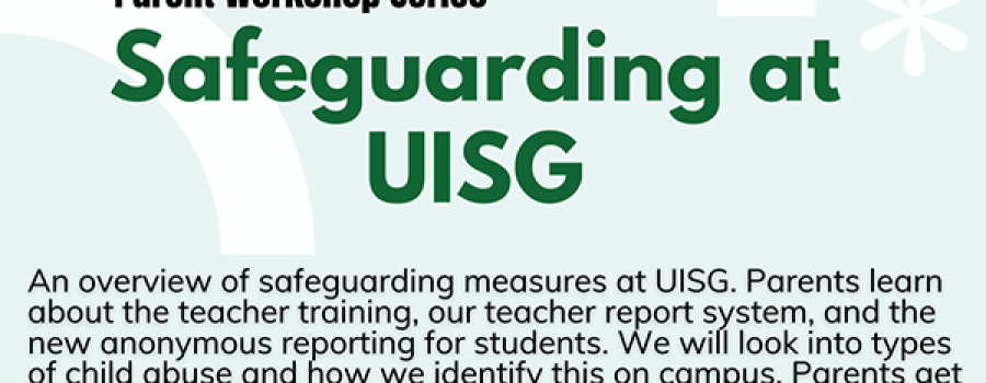 JOIN NOW! | More about Safeguarding at UISG