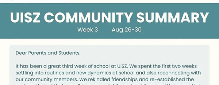 Community Summary丨UISZ 3rd weekly summary